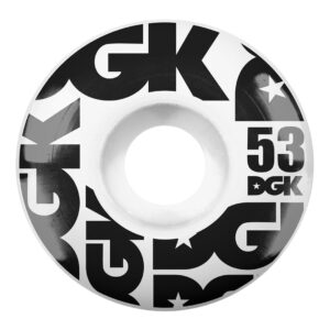 DGK Street Formula Wheels White 53mm