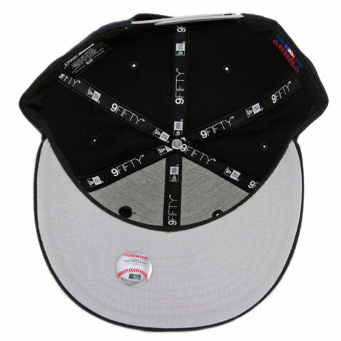 New Era 9Fifty New York Yankees Pinned Snapback Hat Dark Navy