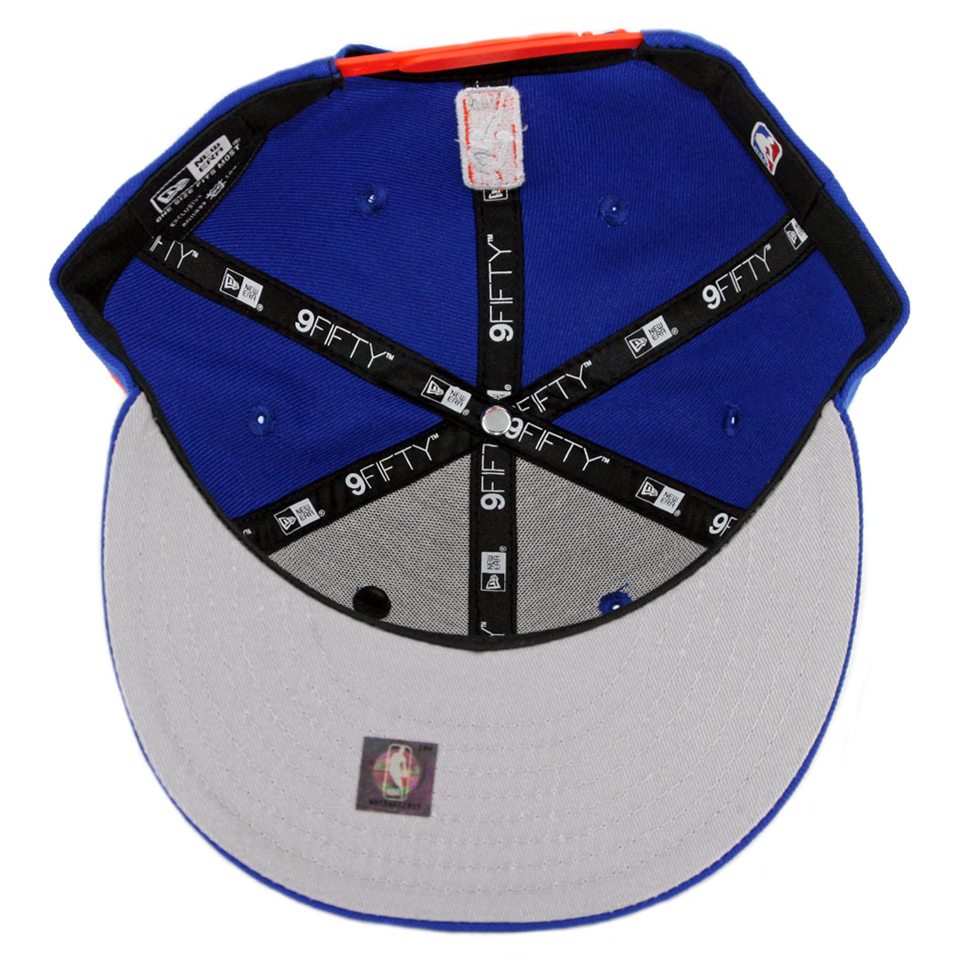 New Era 9Fifty New York Knicks Pinned Snapback Hat Royal Blue New Era 9Fifty New York Knicks Pinned Snapback Hat Royal Blue - Image 3
