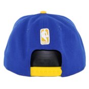 New Era 9Fifty Golden State Warriors Pinned Snapback Hat Royal Blue-Back
