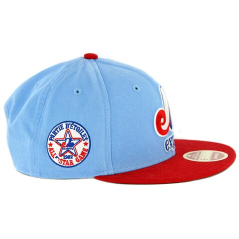 New Era 9Fifty Montreal Expos Cooperstown All Star Game 2018 Snapback Hat Powder Blue Red