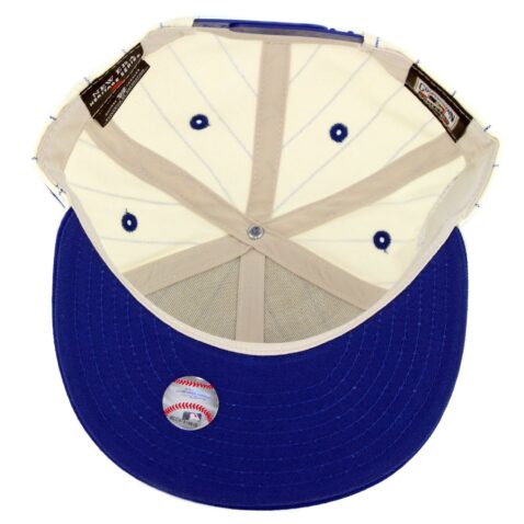 New Era 9Fifty Montreal Expos Cooperstown All Star Game 2018 Pinstripe Snapback Hat Off White Royal Blue
