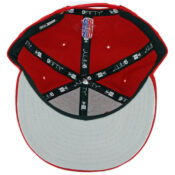 New Era 9Fifty Portland Trail Blazers Gaming Snapback Hat Scarlet-Inside
