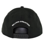New Era 9Fifty Retro Crown Billion Creation Snapback Hat Black-Back