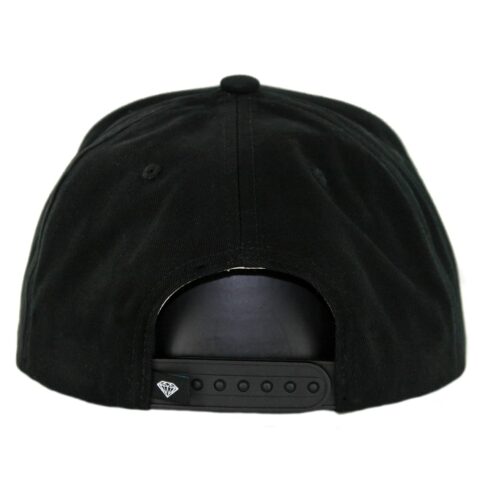 Diamond Supply Co x Deathwish Sign Snapback Hat Black