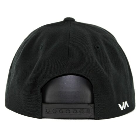 RVCA Twill Snapback Hat Black Charcoal