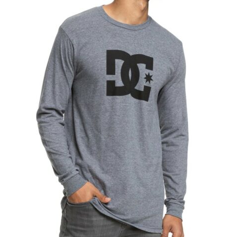 DC Shoes Star Long Sleeve T-Shirt Grey Heather