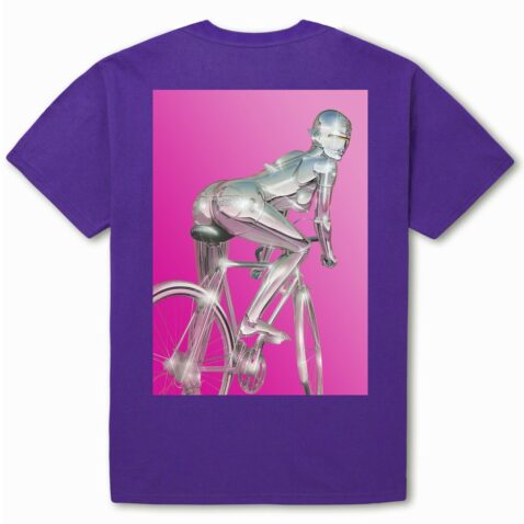 HUF x Sorayama Ride Short Sleeve T-Shirt Purple