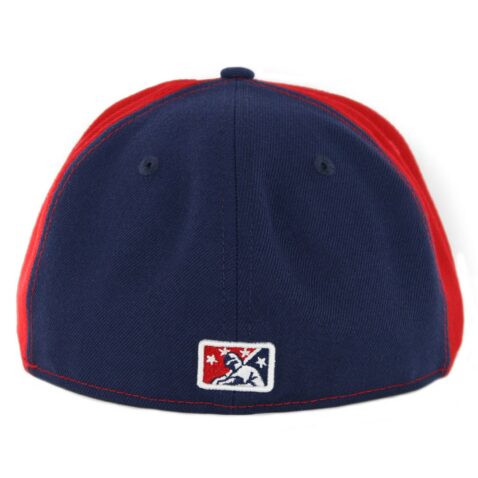 New Era 59Fifty Jacksonville Jumbo Shrimp Fitted Hat Red White Light Blue - Image 2