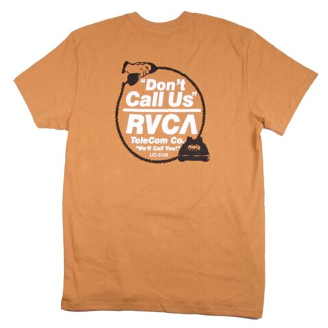 RVCA Don’t Call Us Short Sleeve T-Shirt Apple Cinnamon