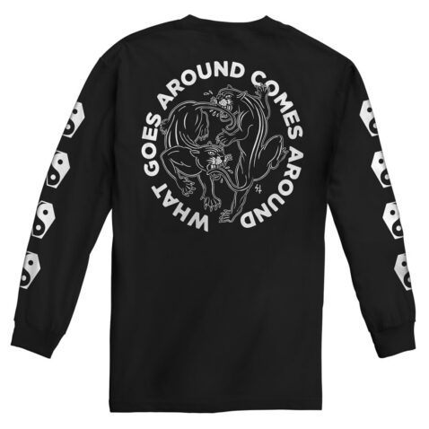 Sketchy Tank Karma 2 Long Sleeve T-Shirt Black
