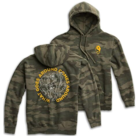 Sketchy Tank Karma 2 Pullover Hooded Sweatshirt Camo