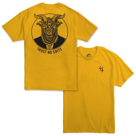 Sketchy Tank Trust T-Shirt Gold