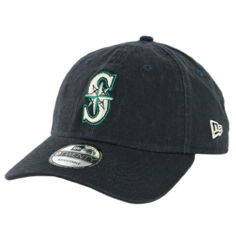 New Era 9Twenty Seattle Mariners Game Core Classic 2.0 Strapback Hat Dark Navy