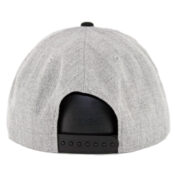 New Era 9Fifty Oakland Raiders Raider Nation Snapback Hat Heather Grey Black-Back