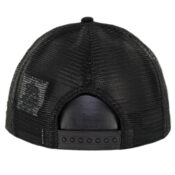 New Era 9Fifty Los Angeles Rams Trucker Mesh Snapback Hat Black White-Back