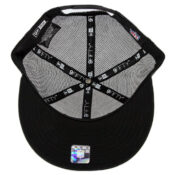 New Era 9Fifty Los Angeles Rams Trucker Mesh Snapback Hat Black White-Inside