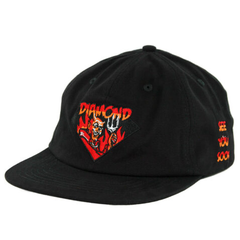 Diamond Supply Co See You Soon Strapback Hat Black