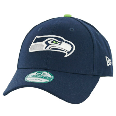 New Era 9Forty Seattle Seahawks The League Strapback Hat Dark Navy