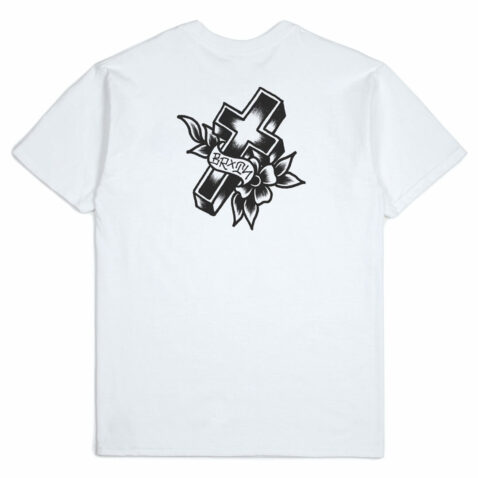 Brixton Cruz Short Sleeve T-Shirt White