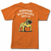 Diamond Supply Co Bulldogs Short Sleeve T-Shirt Orange-BACK