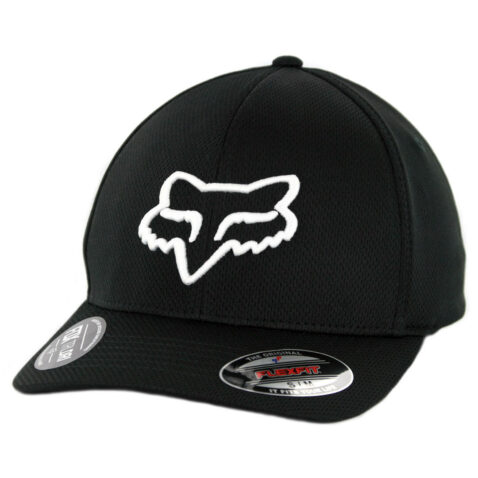 Fox Lithotype Flexfit Hat Black