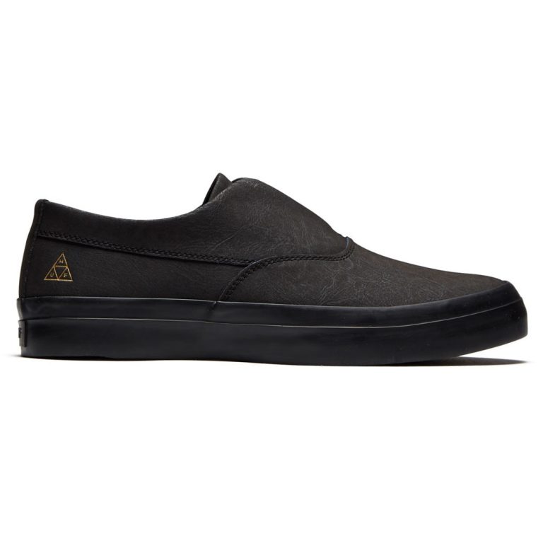 HUF Dylan Slip On Shoe Black Black