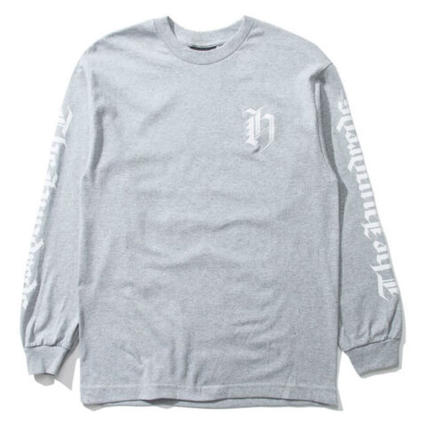 The Hundreds H Crest Long Sleeve T-Shirt Athletic Heather
