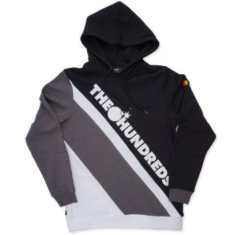The Hundreds Slope Pullover Hooded Sweatshirt Black