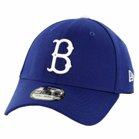 New Era 39Thirty Brooklyn Dodgers Team Classic Stretch Fit Hat Royal Blue