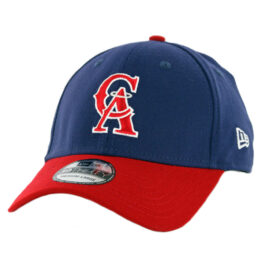 New Era 39Thirty California Angels “A” Cooperstown Team Classic Stretch Fit Hat Navy Red