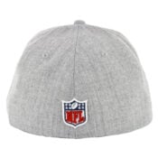 New Era 59Fifty Oakland Raiders Raider Nation Fitted Hat Heather Grey Heather Black-Back