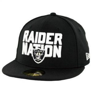 New Era 59Fifty Las Vegas Raiders Raider Nation Fitted Hat Black