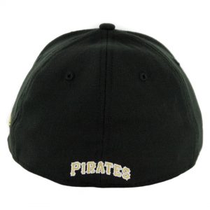New Era 39Thirty Pittsburgh Pirates Game Team Classic Stretch Fit Hat Black