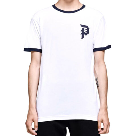 Primitive Dirty P Ringer T-Shirt White Navy