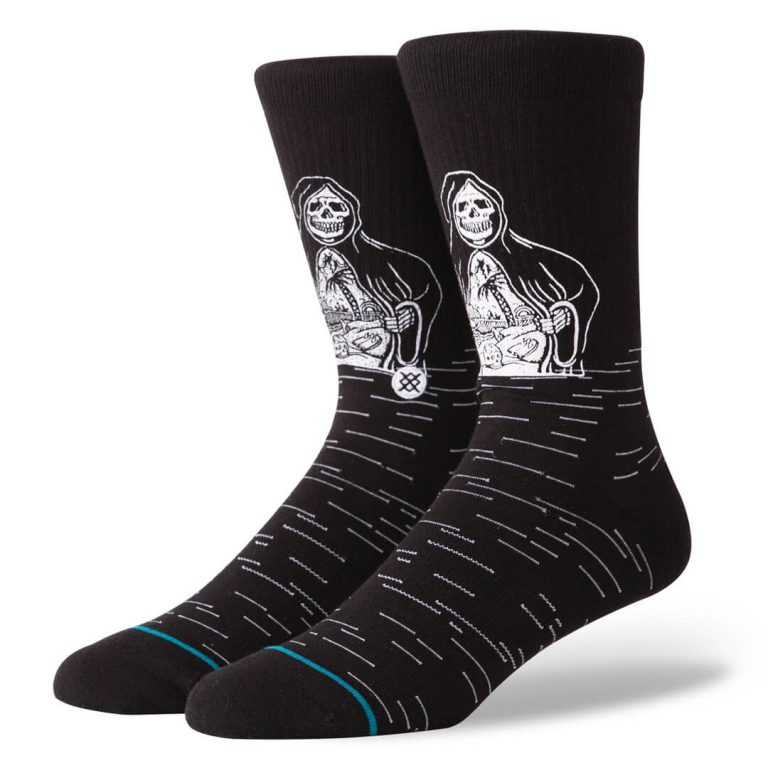Stance x Sketchy Tank Reaper Greeter Sock Black