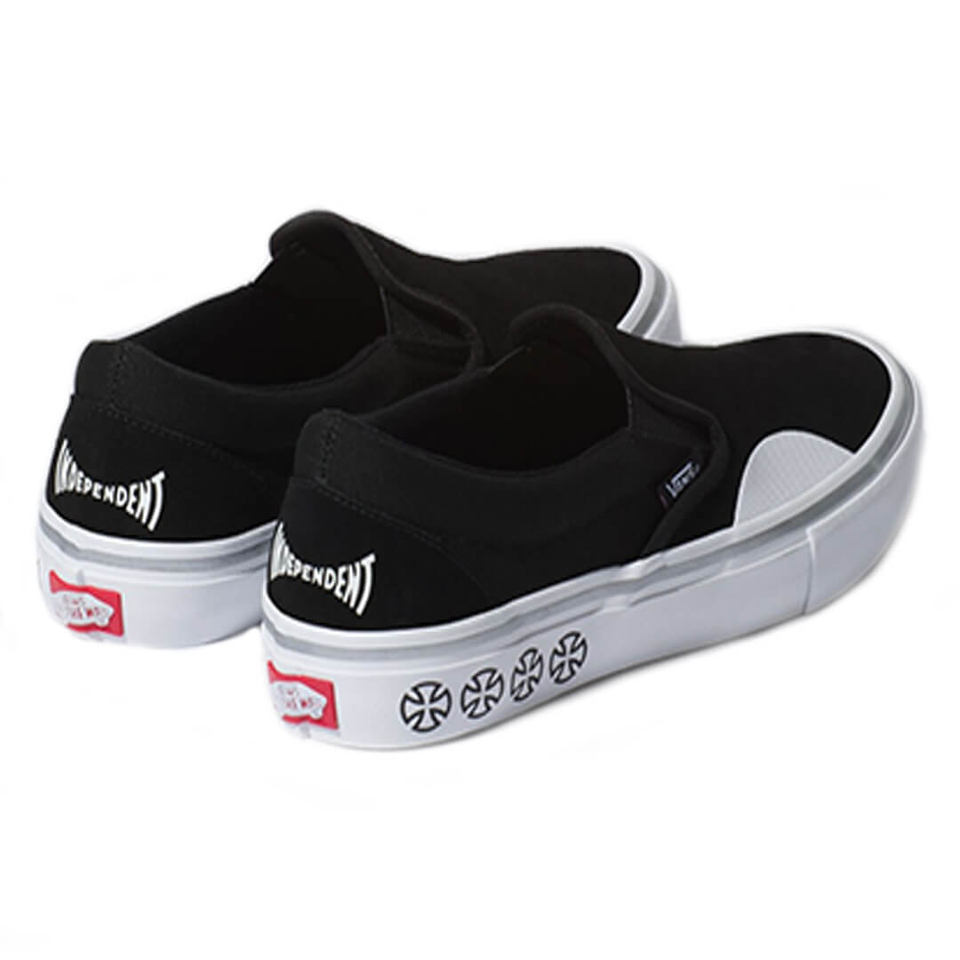 Vans x Independent Slip-On Pro Shoe Black White - Billion Creation