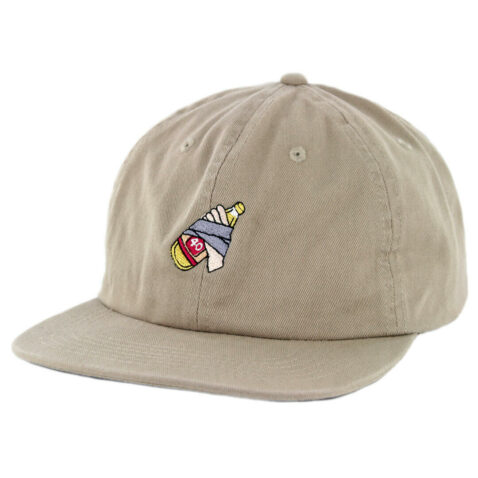 40's & Shorties 40's Hands Up Clipback Hat Khaki