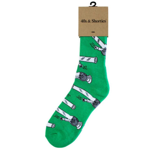 40's & Shorties Bong Sock Green