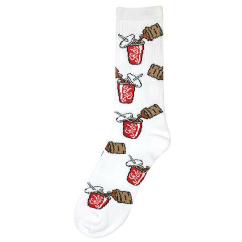40's & Shorties Roadie Cup Sock White