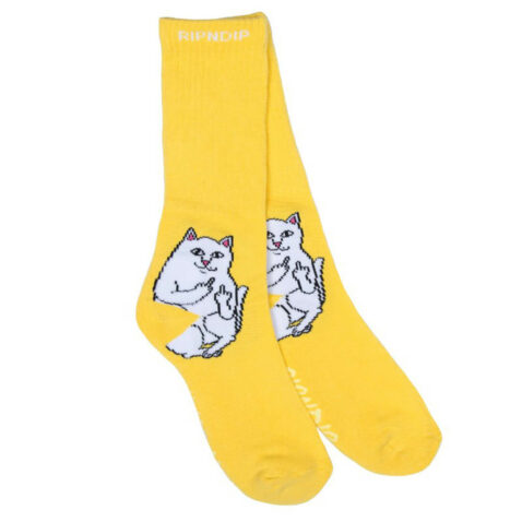 Rip N Dip Lord Nermal Sock Yellow