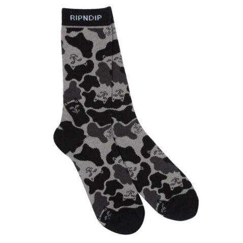 Rip N Dip Nerm Camo Sock Black Camo