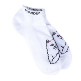 Rip N Dip Lord Nermal Ankle Sock White