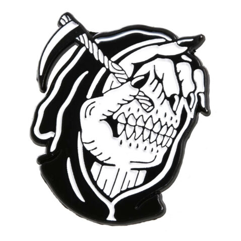 Sketchy Tank Dead Hand Pin Black
