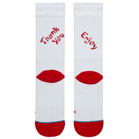 Stance Thank You Enjoy Sock White - Image 3