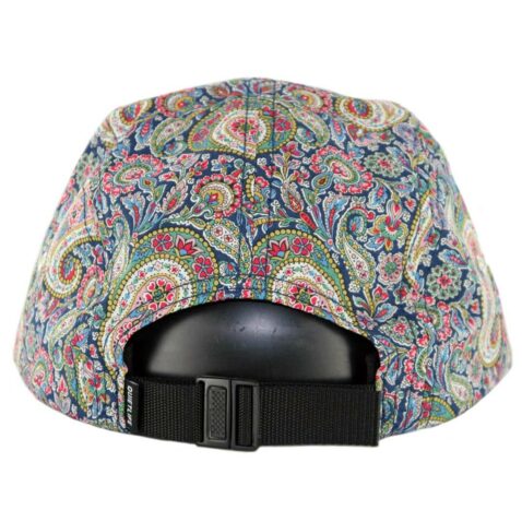 The Quiet Life Liberty Paisley 5 Panel Camper Clipback Hat Multi Color