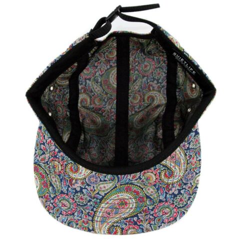 The Quiet Life Liberty Paisley 5 Panel Camper Clipback Hat Multi Color