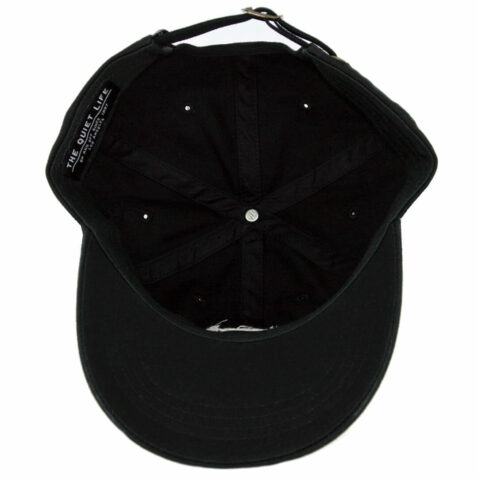 The Quiet Life Loners Club Dad Strapback Hat Black
