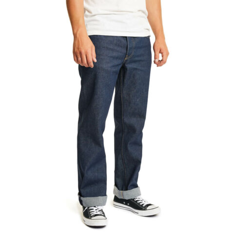 Brixton Labor 5 Pocket Denim Pants Raw Indigo