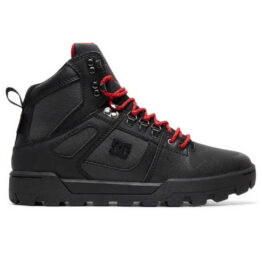 DC Shoes Men’s Pure High-Top WR Boot Black Grey Red